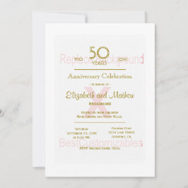 Sjabloon 50-jarig jubileum kaart