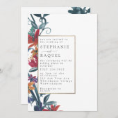 sjabloon 8-test uitnodigen kaart (Voorkant / Achterkant)