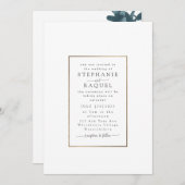 sjabloon 9 uitnodigen kaart (Voorkant / Achterkant)