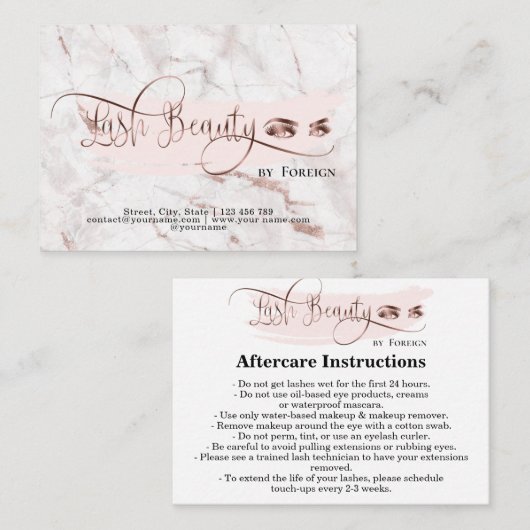 SJABLOON AANBEVELINGSKAARTJE (Voorkant / Achterkant)