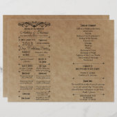 Sjabloon aangepast weddenschapsprogramma voor vent (Voorkant / Achterkant)