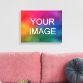 Sjabloon Aangepaste Afbeelding Foto Afbeelding Log Canvas Afdruk (Insitu (Woonkamer))