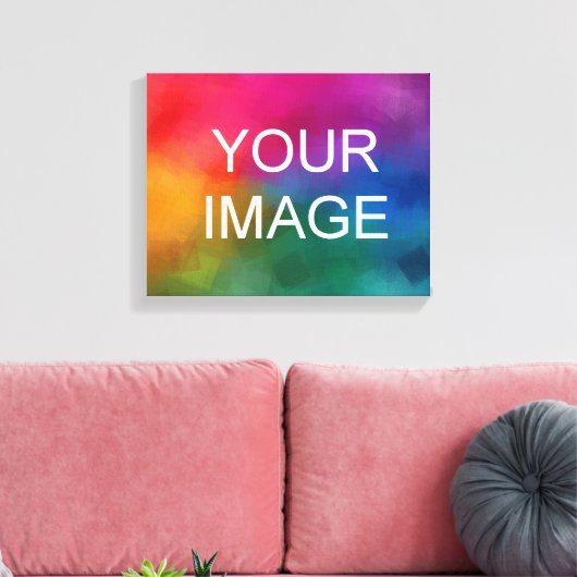 Sjabloon Aangepaste Afbeelding Foto Afbeelding Log Canvas Afdruk (Insitu (Woonkamer))