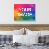 Sjabloon Aangepaste Afbeelding Foto Afbeelding Log Canvas Afdruk (Insitu (Slaapkamer))