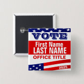 Sjabloon aangepaste Button campagne (Voorkant /achterkant)