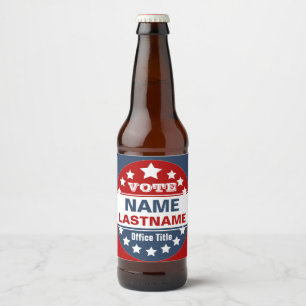 Sjabloon Aangepaste campagne Bier Etiket