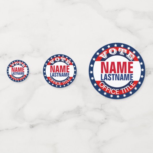 Sjabloon Aangepaste campagne Confetti (Voorkanten)