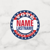 Sjabloon Aangepaste campagne Confetti (Kleine voorkant)