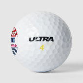 Sjabloon Aangepaste campagne Golfballen (Logo)