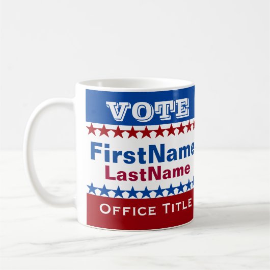 Sjabloon Aangepaste campagne Koffiemok (Links)