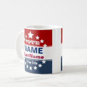 Sjabloon Aangepaste campagne Koffiemok (Voorkant links)