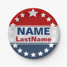 Sjabloon Aangepaste campagne Papieren Bordje