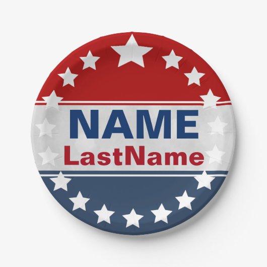 Sjabloon Aangepaste campagne Papieren Bordje (Voorkant)