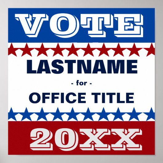 Sjabloon Aangepaste campagne Poster (Voorkant)