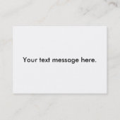 Sjabloon Aangepaste campagne Visitekaartje (Achterkant)