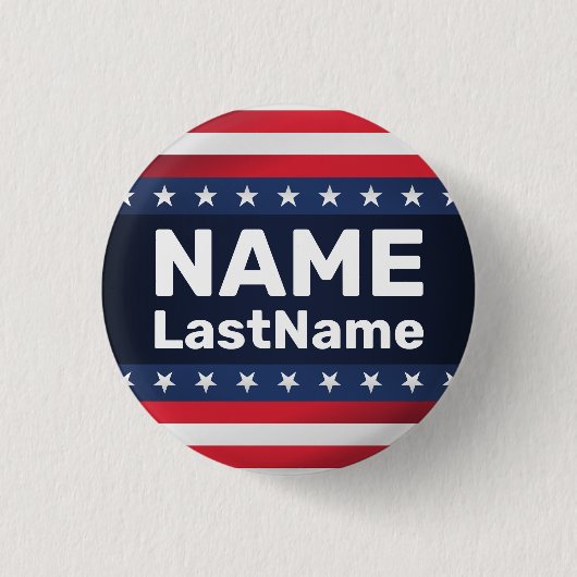 Sjabloon Aangepaste campagne voor Button verkiezin (Voorkant)