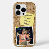 Sjabloon Aangepaste foto gefingeerde gele notitie Case-Mate iPhone Case (Achterkant)