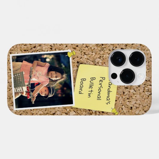 Sjabloon Aangepaste foto gefingeerde gele notitie Case-Mate iPhone Case (Achterkant (horizontaal))