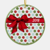 Sjabloon Aangepaste foto-Ornament Keramisch Ornament (Voorkant)