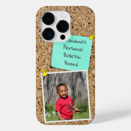 Sjabloon Aangepaste foto van Blauwgroen notitie Case-Mate iPhone 14 Pro Hoesje