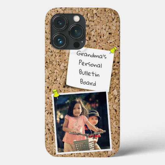 Sjabloon Aangepaste foto van witte notitie Case-Mate iPhone Case (Achterkant)