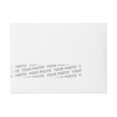 Sjabloon - Aangepaste jouw tekst, afbeelding en ac Adreslabel Wikkel (Voorkant)