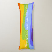 Sjabloon - Aangepaste jouw tekst, afbeelding en ac Lichaamskussen (Achterkant (Verticaal))