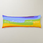 Sjabloon - Aangepaste jouw tekst, afbeelding en ac Lichaamskussen (Voorkant)