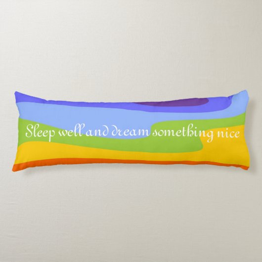 Sjabloon - Aangepaste jouw tekst, afbeelding en ac Lichaamskussen (Voorkant)