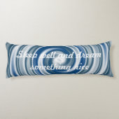 Sjabloon - Aangepaste jouw tekst, afbeelding en ac Lichaamskussen (Achterkant)