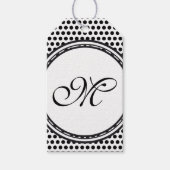 Sjabloon - Aangepaste jouw tekst, monogram en back Cadeaulabel (Voorkant)