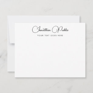 Sjabloon Aangepaste moderne, handgeschreven naam