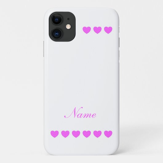 Sjabloon Aangepaste naam Case-Mate iPhone Case (Achterkant)