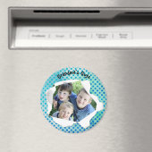 Sjabloon Aangepaste papiercentrale foto blauwe Sti Magneet (Insitu (Vaatwasser))