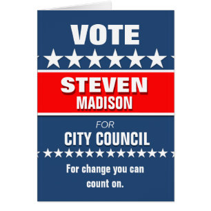 Sjabloon Aangepaste politieke campagne