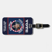 Sjabloon Aangepaste politieke campagne Bagagelabel (Voorkant horizontaal)