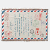 Sjabloon Aangepaste Tekst Sherpa Deken – We Love Y (Voorkant)