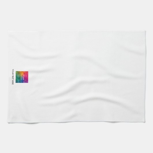 Sjabloon aanpassen Upload uw zakelijke Logo-tekst Theedoek (Horizontaal)