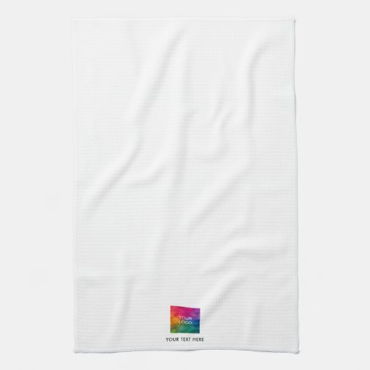 Sjabloon aanpassen Upload uw zakelijke Logo-tekst Theedoek (Verticaal)