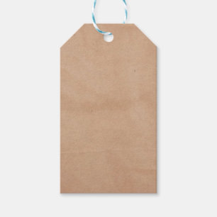 Sjabloon - Achtergrond papiertas Cadeaulabel
