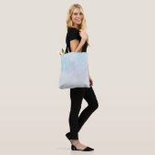 Sjabloon achtergrond textuur tote bag (Op model)