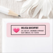 SJABLOON adres roze Etiket (Insitu)
