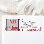 Sjabloon Adreslabel Afbeelding toevoegen Etiket (Insitu)