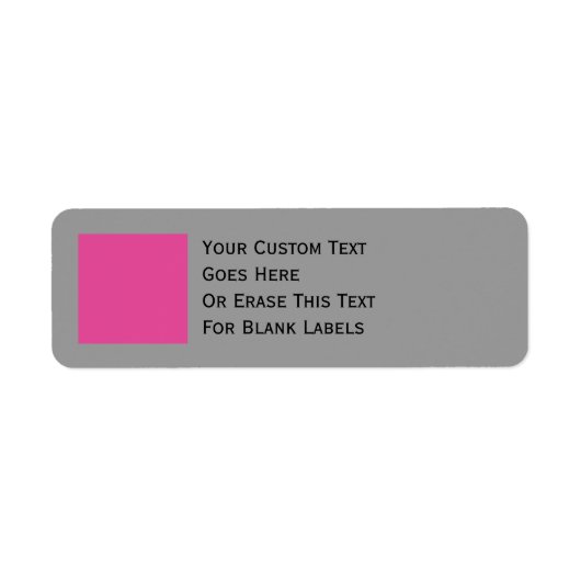 Sjabloon adreslabel etiket (Voorkant)