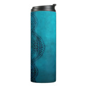 Sjabloon afbeelding achtergrond versieren thermosbeker (Gedraaid links)