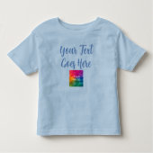  Sjabloon Afbeelding uploaden Tekst toevoegen Baby Kinder Shirts (Voorkant)