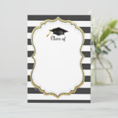 sjabloon afstuderen uitnodiging (Staand voorkant)