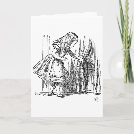 Sjabloon Alice Op zoek naar de deur (Voorkant)