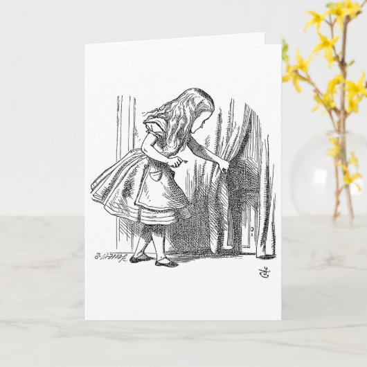 Sjabloon Alice Op zoek naar de deur (Gele Bloem)