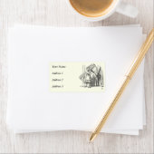 Sjabloon Alice Op zoek naar de deur Etiket (Insitu)